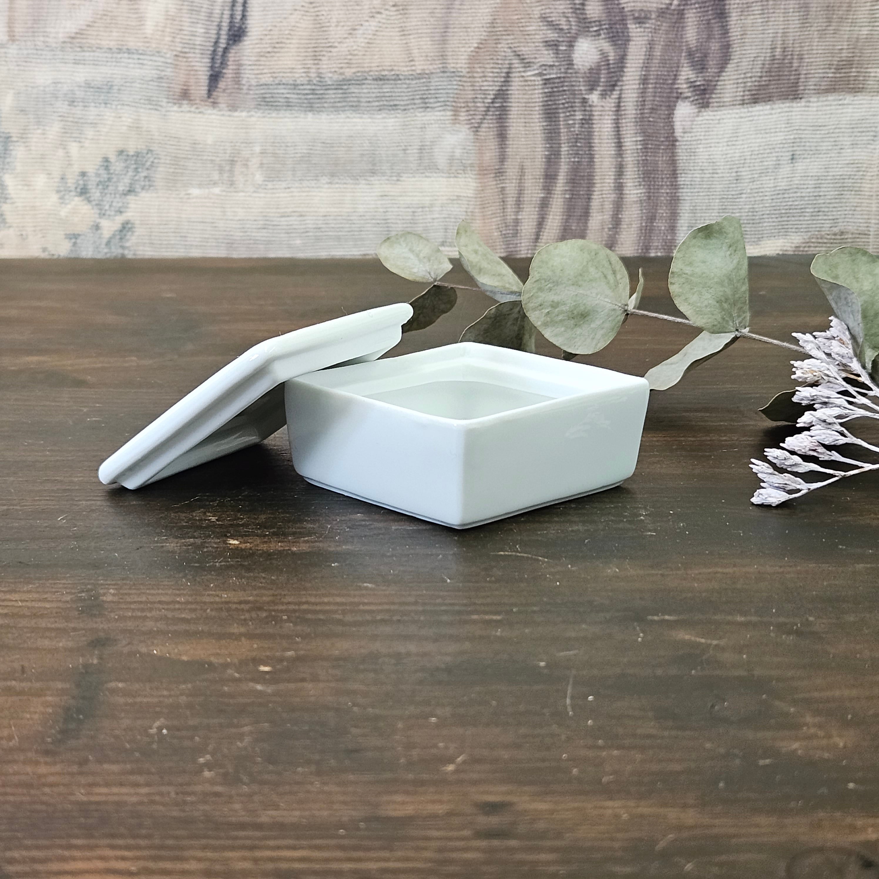 Celestial Moon - Mini square porcelain box
