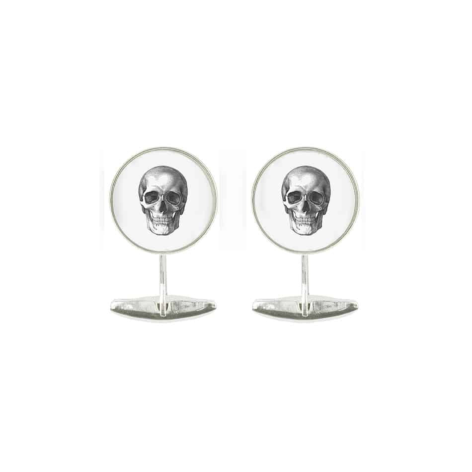 The Skull Round Cufflinks