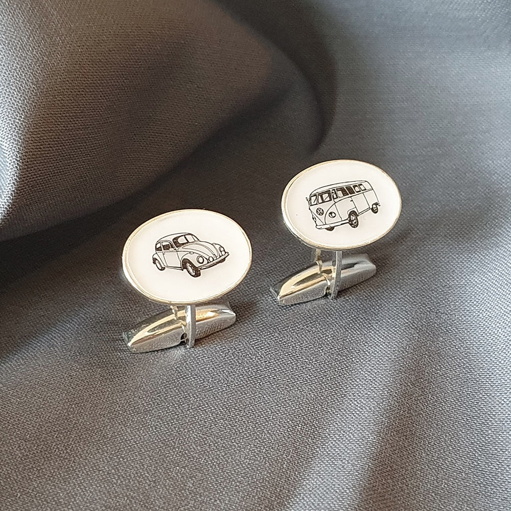 The VW Oval Cufflinks