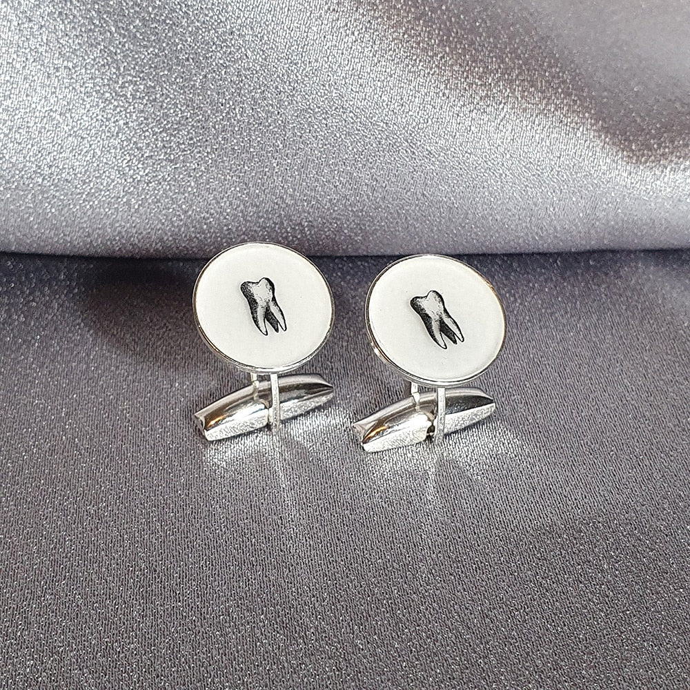 The Dentist´s Round Cufflinks