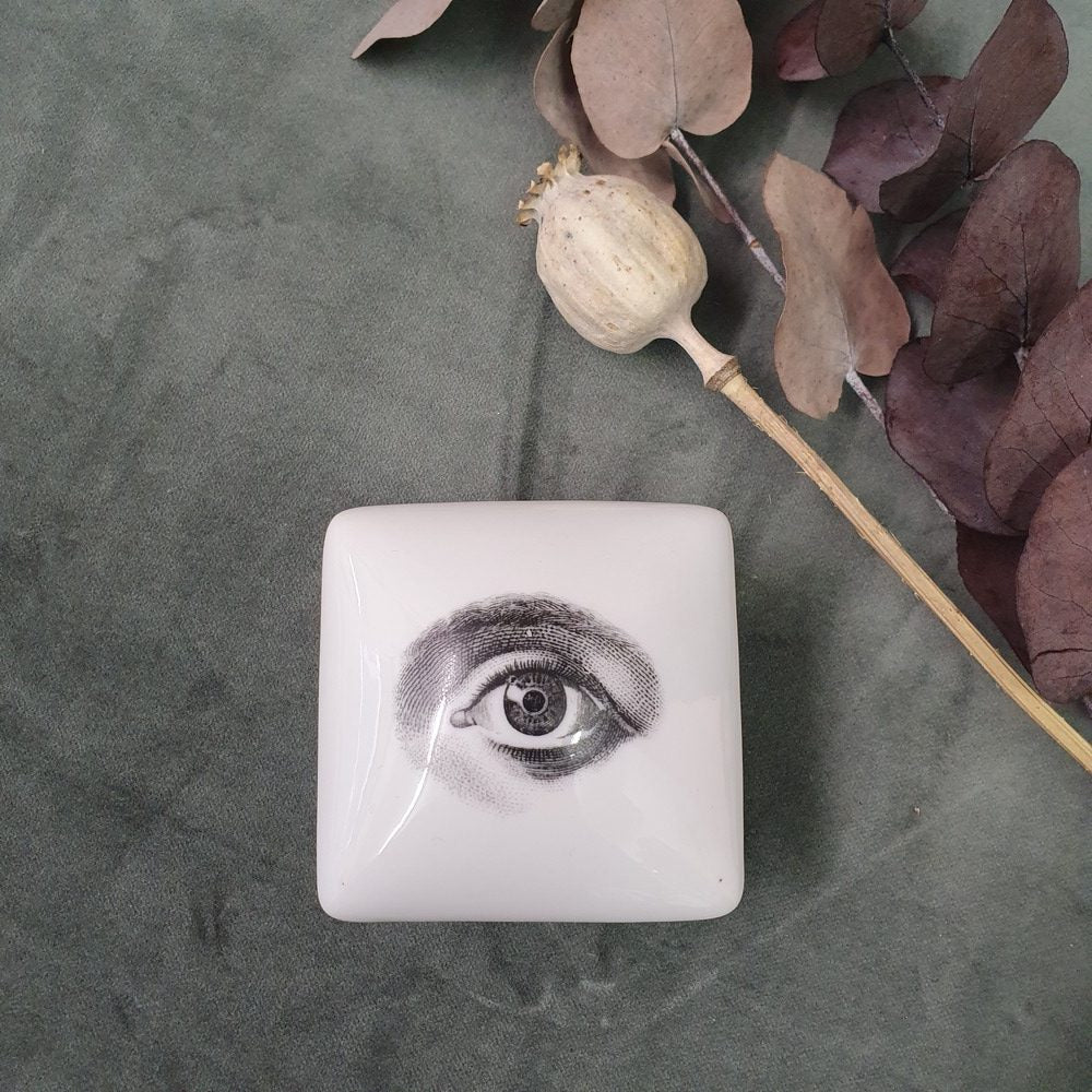 Lovers´ Eye - Square porcelain box