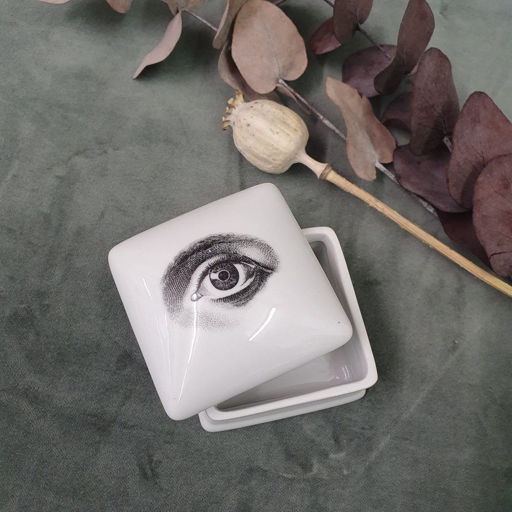 Lovers´ Eye - Square porcelain box