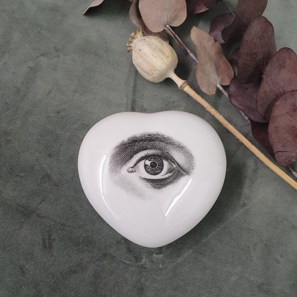 Lovers´ Eye - Heart porcelain box