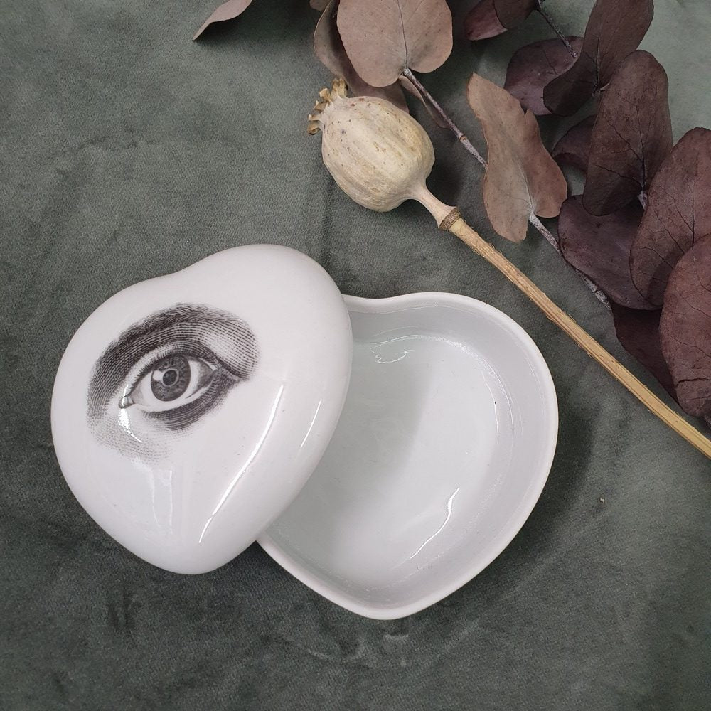 Lovers´ Eye - Heart porcelain box