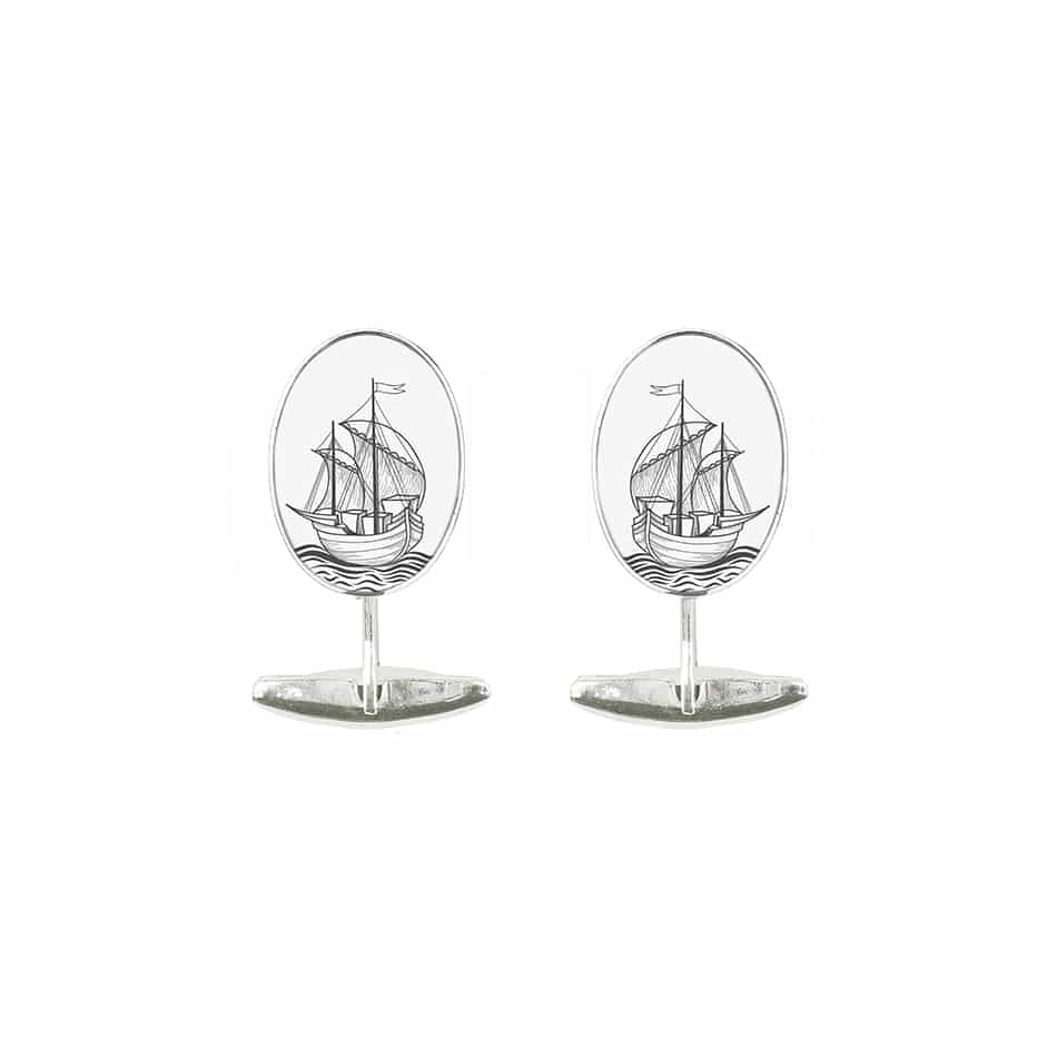 The Ark Oval Cufflinks