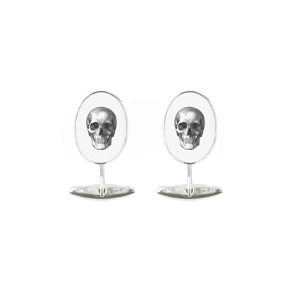 The Skull Oval Cufflinks