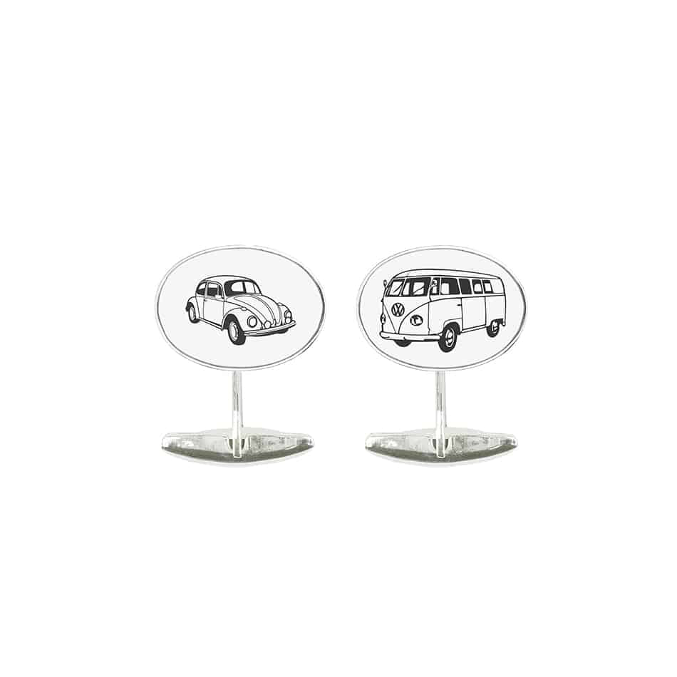 The VW Oval Cufflinks