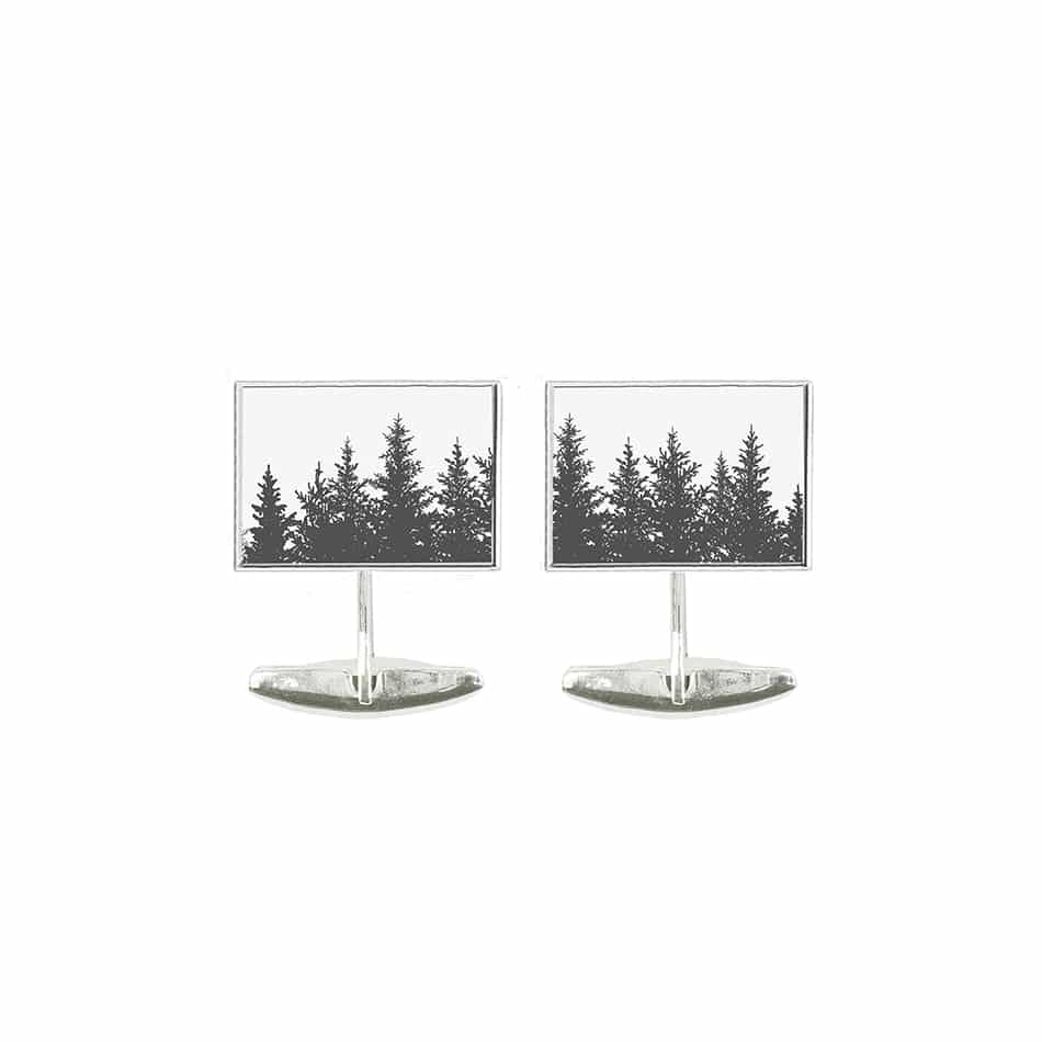 The Forest Rectangle Cufflinks