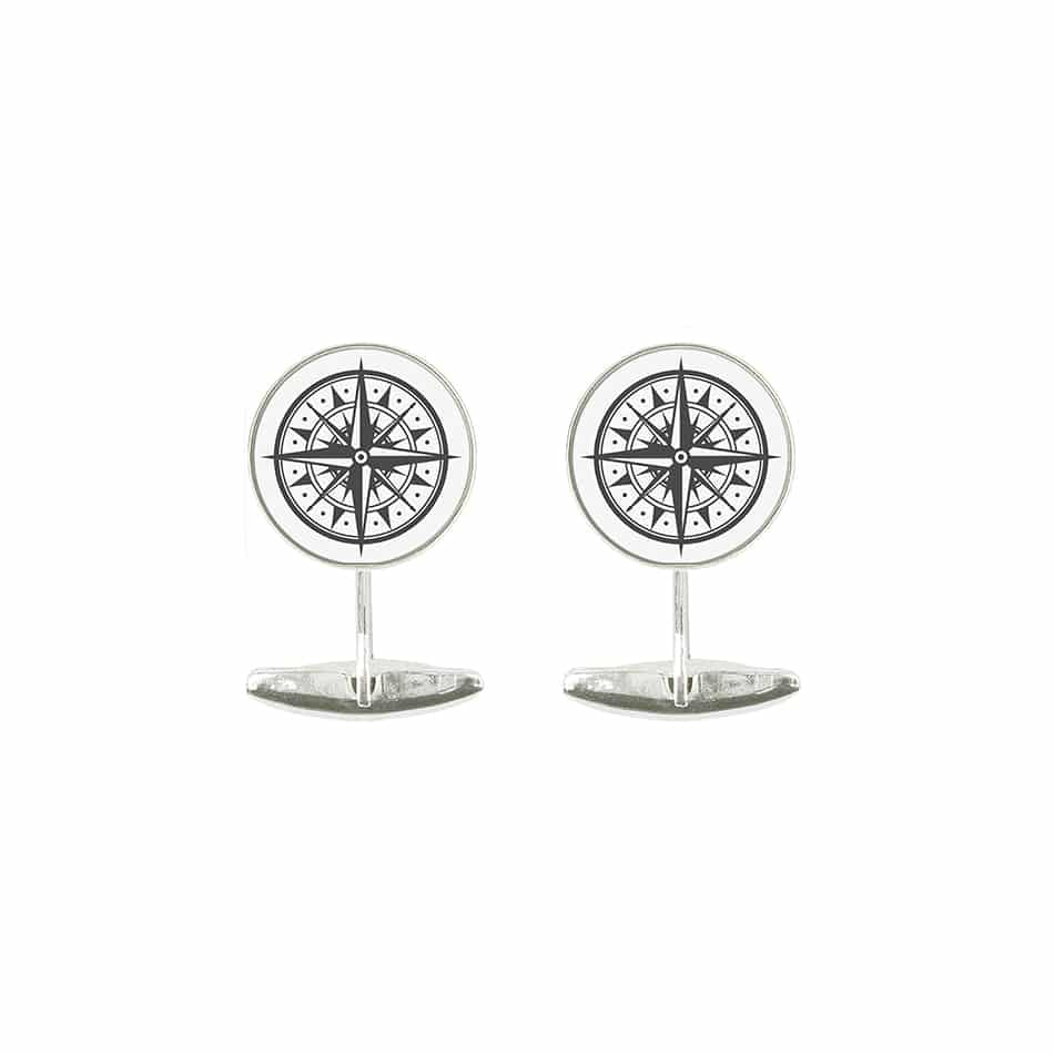 The Compass Round Cufflinks