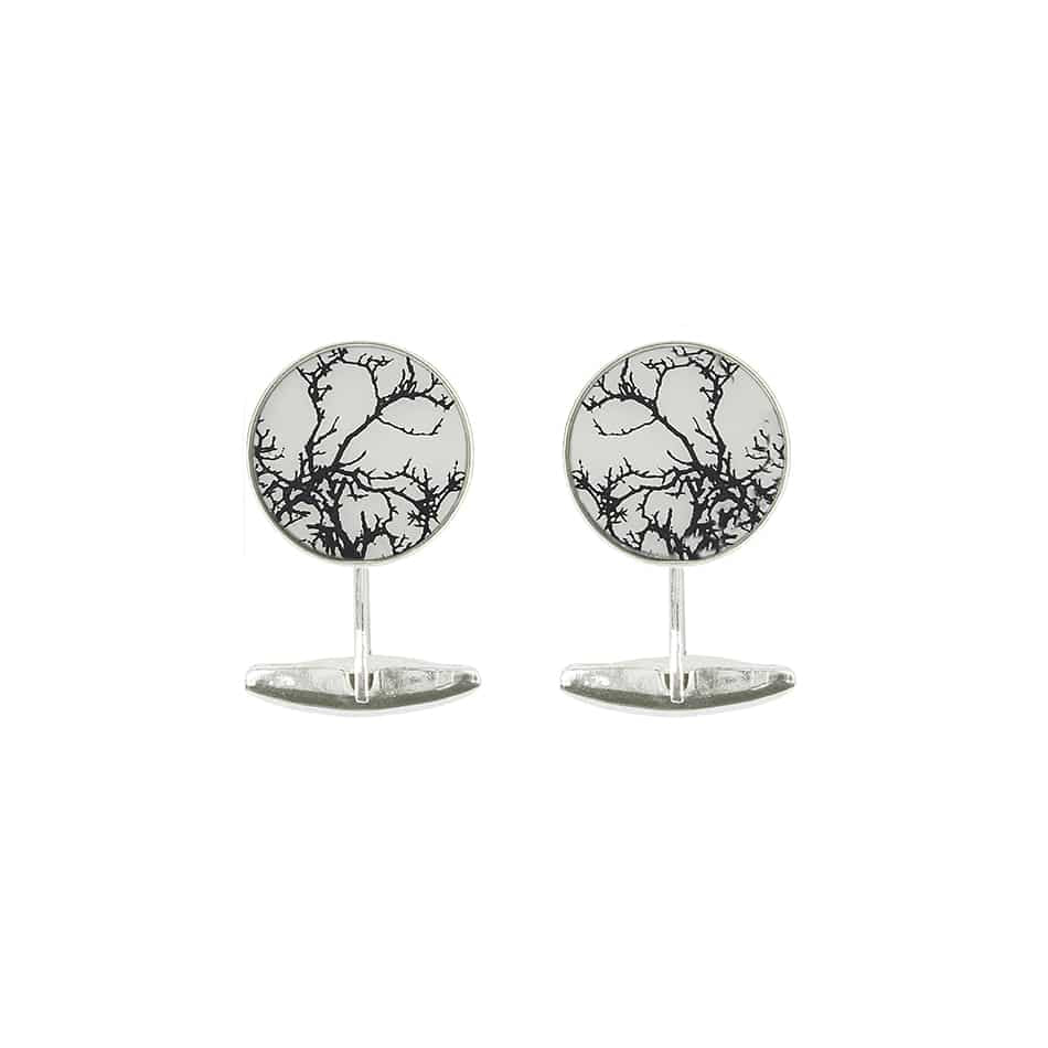 The Coral Round Cufflinks