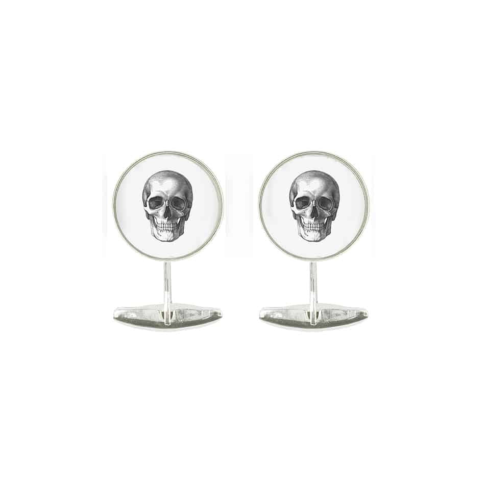 The Skull Round Cufflinks