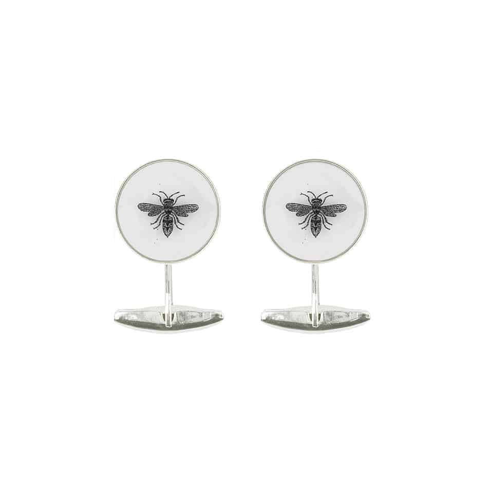 The Wasp Round Cufflinks