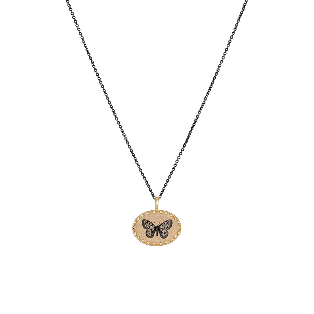 The Victoria Pendant Necklace - Moth