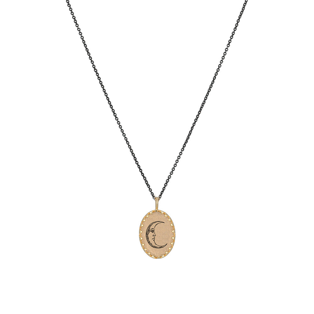 The Victoria Pendant Necklace - Moon