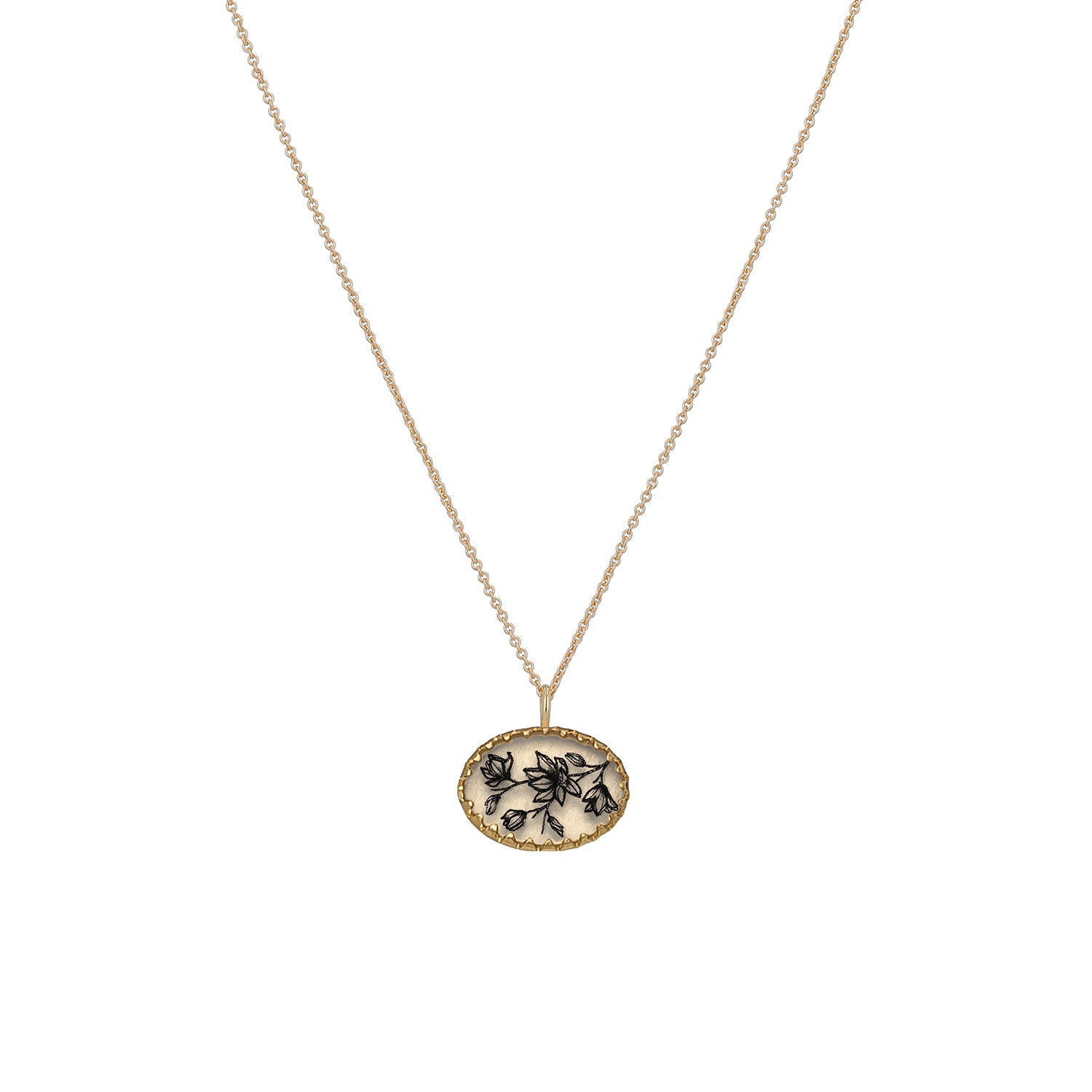 The Victoria Pendant Necklace - Magnolia