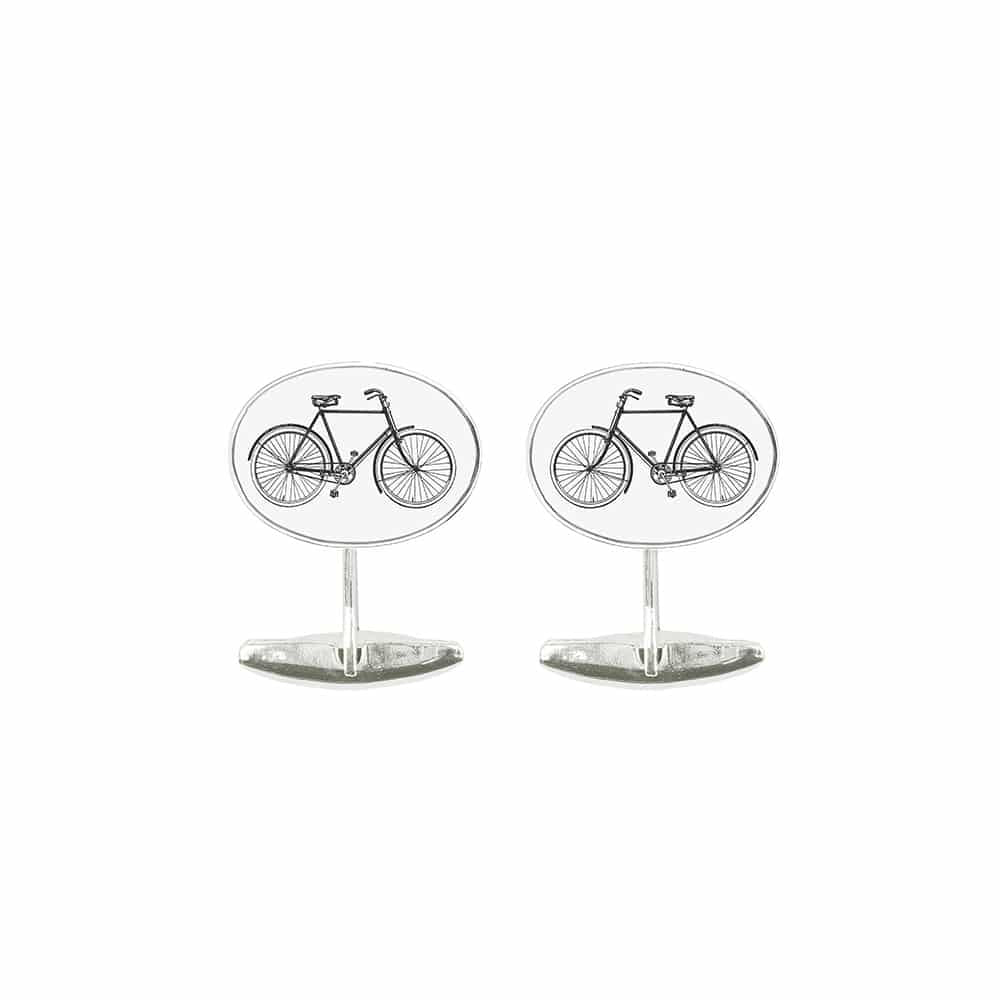 The Bicycle Oval Cufflinks