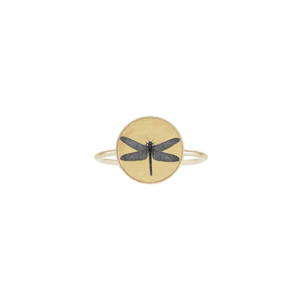 The Basic Ring - Dragonfly - Gold Vermeil