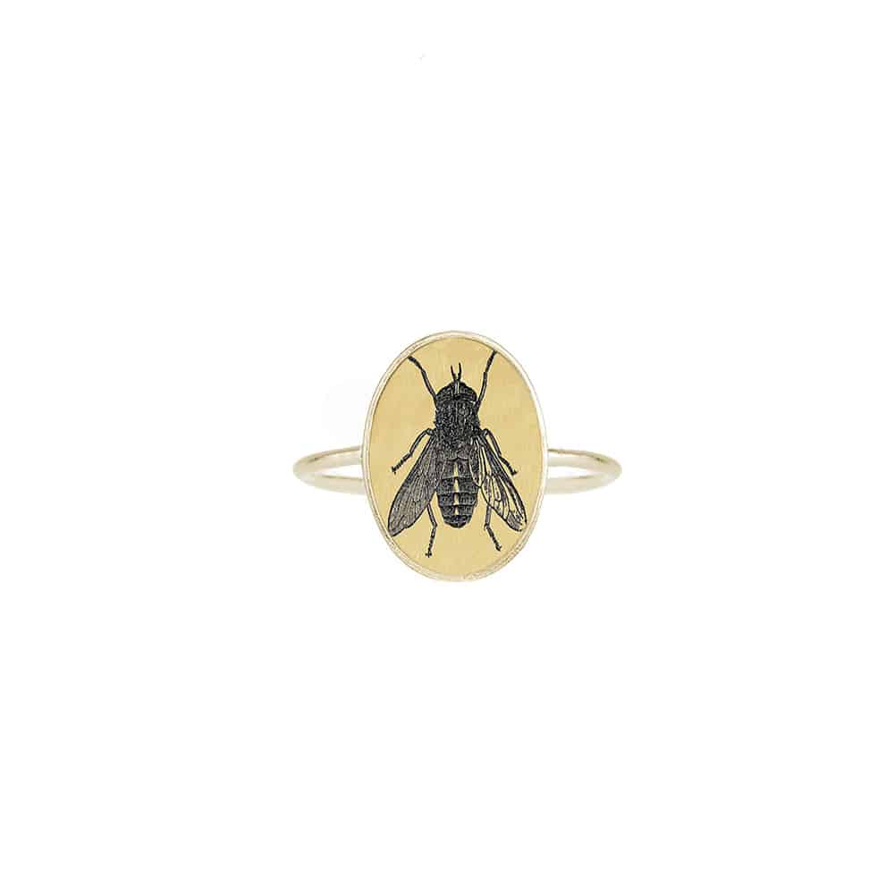 The Basic Ring - Fly - Gold Vermeil