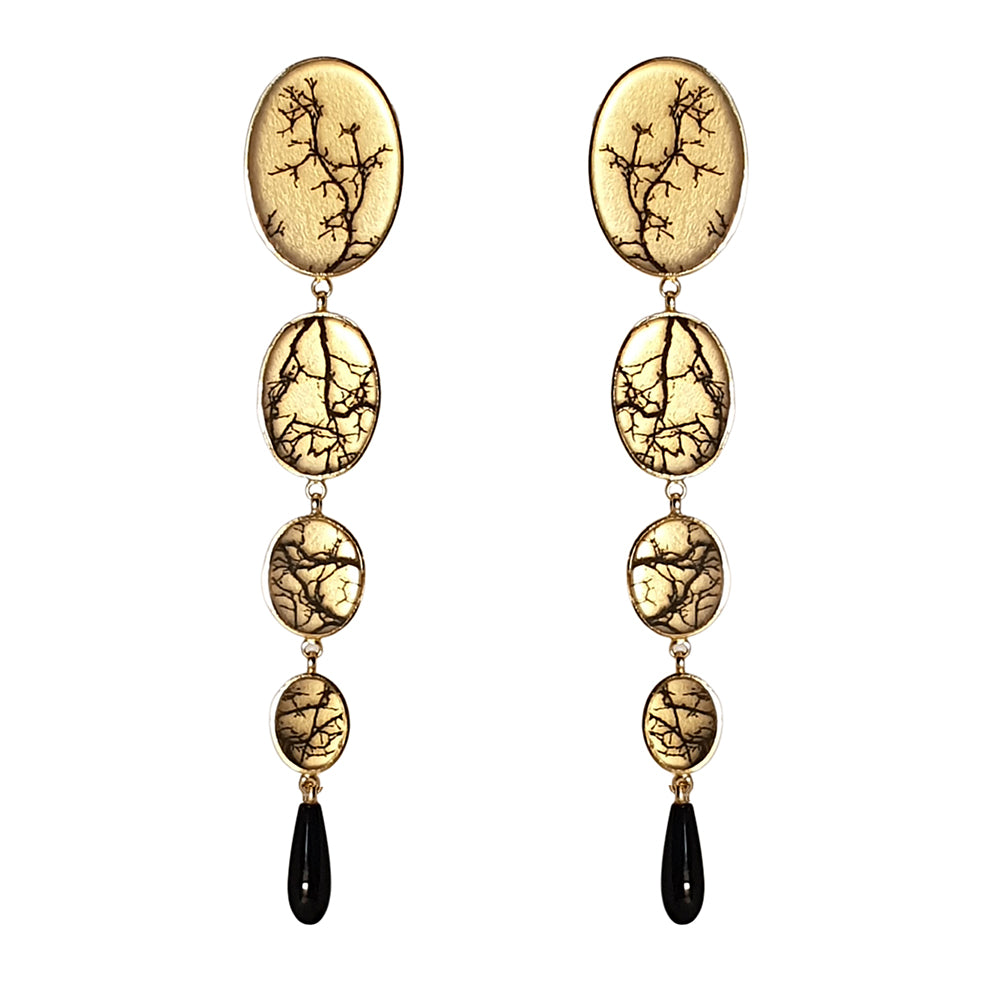 The Coral Drops Earrings