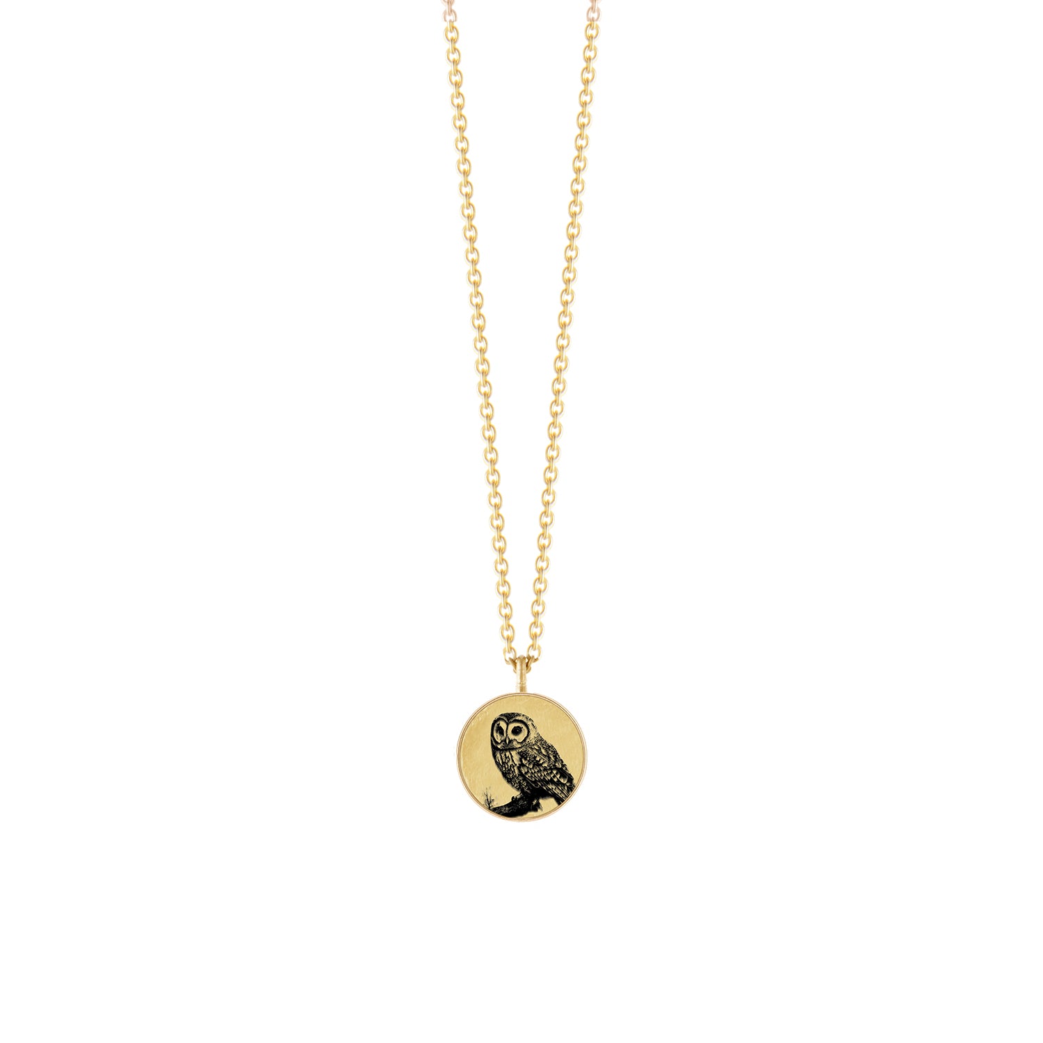The Basic Pendant Necklace - Owl