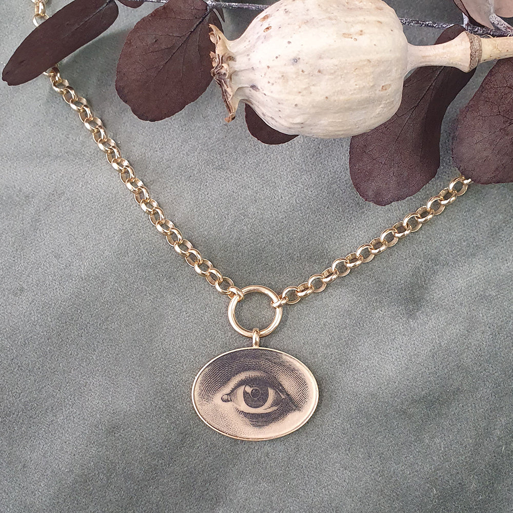 The Lovers Eye Statement Necklace