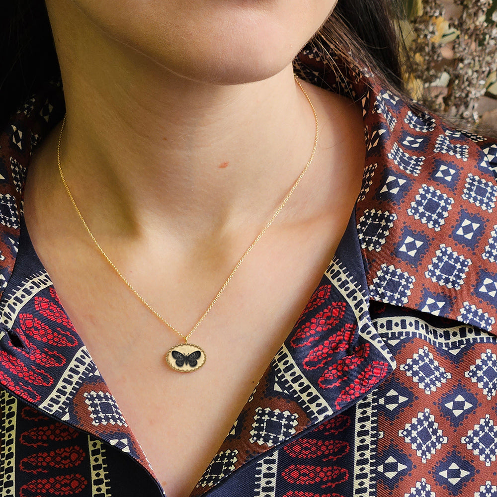 The Victoria Pendant Necklace - Butterfly